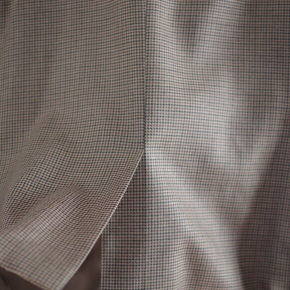 Lauren Ralph Lauren Brown Checked Wool Silk Men 2 Button Sport Coat Size 46R - Picture 6 of 7